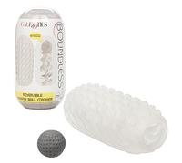 Balas y huevos vibradores marca California Exotics Boundless Squishy Ball Stroker Grey