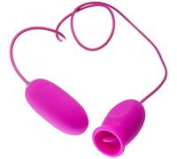 PRETTY LOVE FLIRTATION DAISY HUEVO DUAL VIBRADOR RECARGABLE MORADO
