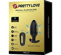 PRETTY LOVE - KELLY PLUG ANAL VIBRADOR RECARGABLE NEGRO