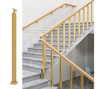 Balaustre de metal blanco y negro con husillos cuadrados para escalones y porche, postes de soporte modernos para uso en interiores y exteriores, accesorios de barandilla IR