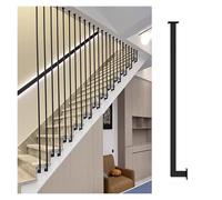 Balaustres de escalera, barandilla moderna blanca y negra para escaleras domésticas, evita caídas, columna de balaustre para lofts y oficinas, 220 cm