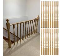 Balaustres de escalera de madera - Poste de barandilla de terraza duradero for remodelación de escaleras. Disponible en paquetes de 1, 5, 10 y 20 unidades.(20Pack 95cm)