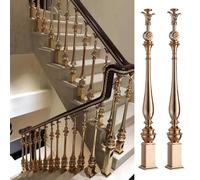 Balaustres De Escalera Modernos De Repuesto Para Casas, Villas, Balcones, Garajes Y Sótanos, Con Ángulo Ajustable De 270°, Base Robusta Con Kits De Tornillos Y Barandillas De Aluminio, 2 Unidades, Al