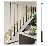 Balaustres de Escalera Personalizables, Postes de balaustre metálicos en Forma de L para Uso en Interiores, adecuados para restaurantes y Estudios.