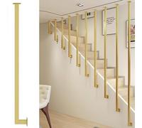 Balaustres de hierro forjado para escaleras, barandillas de metal montadas en los laterales para hogares, hoteles, villas y restaurantes. Postes de repuesto personalizables