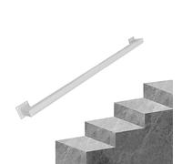 Balaustres de hierro forjado para escaleras, tubo cuadrado negro/blanco/dorado para barandillas de escalera de interior/exterior, kit completo de soporte de metal para escaleras