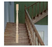 Balaustres de madera dura de 95 cm for reparación de porches y escaleras - Columna de balaustre de estilo clásico - Paquete de 1/5/10/20(95cm/37.4in 30 Pack)