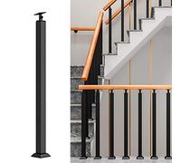 Balaustres Metálicos Para Terrazas/Escaleras, Montaje En Suelo, Con Husillos De Barandilla Ajustables En La Parte Superior, Con Recubrimiento En Polvo Para Interiores Y Exteriores, Para Uso Comercial