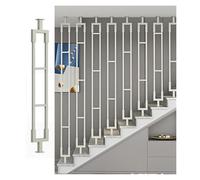 Balaustres para Escalera Interior, Color Negro, Blanco y Dorado, Plataforma Decorativa para Escalera, barandilla de Hierro, Separador de Pared, Columna de barandilla Interior Resistente para