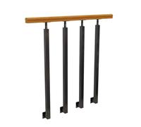Balaustres y columnas metálicos para escaleras Kit de poste de barandilla de escalera ajustable, postes de balaustre de metal, multicolor, 65-110cm(Side Mount,95cm(37.4in))