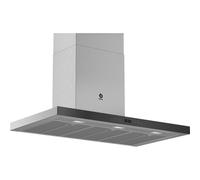 Campana decorativa Balay 3BC998HNC, inox-negro, 90 cm, 843 m3/h, A+