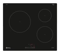 Balay 3EB864FR - Placa Inducción 60cm 3 Zonas Bisel Delantero Negro