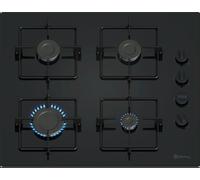 Balay 3ETG464SB Placa de gas, 60 cm, Cristal templado, Negro