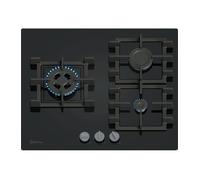 Balay 3ETG563QB Placa de gas, 60 cm, Cristal templado, Negro