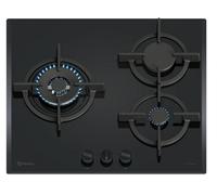 Balay 3ETG663RN Placa de gas, 60 cm, Cristal templado, Negro