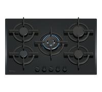 Balay 3ETG676RB - Placa de gas butano 75 cm Cristal Negro 5 Quemadores