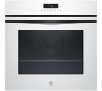 Balay 3HD5829B3 - Horno Multifunción de 60 Cm con Vapor Pirolítico Clase A+ Cristal Blanco
