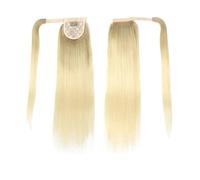 Balayage Rubio resaltado cola de caballo envoltura pelo alrededor Clip en extensiones cabello piezas encaje transpirable 20 pulgadas Para Mujeres