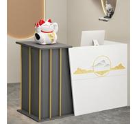 Balcão de Recepção en Madera Ecológica - Diseño Moderno para Clinicas o Spas,recepciones peluqueria,balcao de recepção,simple modern recepción mostrador,Mostrador recepc(Size:140x40x90cm,Color:patrón)