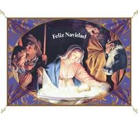 Balconera de Navidad de la Virgen María y el niño Jesús | Colgaduras religiosas como decoración navideña | Porras E&B