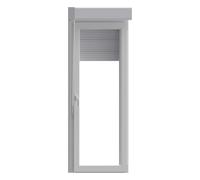 Balconera pvc practicable persiana derecha 217x90 cm geom