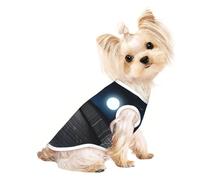 Balcony at night Pet - Camiseta transpirable sin mangas M para perros pequeños y gatos, suave, ligera y elegante