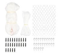 Balcony Netting, anti-Fall Mesh Cat Safety Fence for Patio, Sturdy Pet Guard Netting for Balcony, Doorway, Window, Deck, Interior y Exterior Protection, Easy to Install & Secure Design