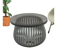 Balcony Rattan Chair Modelo Ornamento | Escena Arquitectural Mesa Miniatura Muebles Resina Decoración | Diorama Model Accessories For Scene Building Display Appeal Of Your Scenes