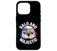 Bald And Majestic American Bald Eagle 4th Of July US Flag Carcasa para iPhone 16 Pro