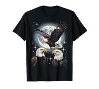 Bald And Majestic American Bald Eagle Vintage Eagle Bird Fun Camiseta