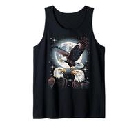 Bald And Majestic American Bald Eagle Vintage Eagle Bird Fun Camiseta sin Mangas