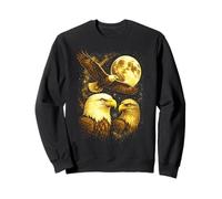 Bald And Majestic American Bald Eagle Vintage Eagle Bird Fun Sudadera