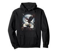 Bald And Majestic American Bald Eagle Vintage Eagle Bird Fun Sudadera con Capucha