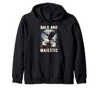 Bald And Majestic American Bald Eagle Vintage Eagle Bird Fun Sudadera con Capucha