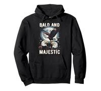 Bald And Majestic American Bald Eagle Vintage Eagle Bird Fun Sudadera con Capucha