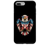 Bald Eagle 4th Of July Patriotic Eagle American Flag US Flag Carcasa para iPhone 7 Plus/8 Plus