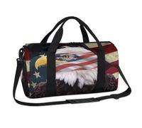 Bald Eagle - Bolsa deportiva de lona para fin de semana, bolsa de viaje informal, para viajes, gimnasio, equipaje, para niños, niñas, niños, mujeres y hombres