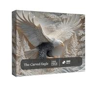 Bald Eagle Jigsaw - 1000 Piece Puzzle Set, Intricate Wildlife Design Offering Entertainment for Adults, Teens, Nature Fans, Families, Social Gatherings, Mind-Stimulating Activity, Home Fun, Wildlife