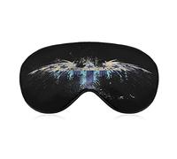 Bald Eagle of America Patriot Sleep Eye Mask Soft Eye Covers Bloqueo de luces Blindfold con correa ajustable para siesta de viaje