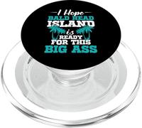 Bald Head Island Isla del Caribe Espero Vacaciones de Verano BHI PopSockets PopGrip para MagSafe