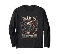 Bald is Beautiful 4th of July Independence Day Eagle Manga Larga