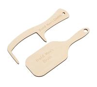 Bald Man Comb Gag Gift, Bald Mans Comb and Brush, Wooden Hairless Combing Brush for Friends Family Coworkers Birthday Party