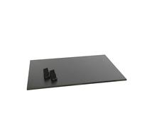 Balda de madera MDF revestida con decoración eurokraft pro, con 4 ganchos