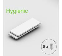 Balda eurokraft pro, para estantería ensamblable higiénica, UE 2 unid.