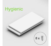 Balda eurokraft pro, para estantería ensamblable higiénica, UE 2 unid.