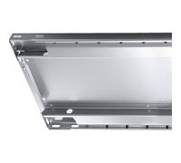 Balda galvanizada adicional eurokraft pro, altura de los bordes 25 mm, UE 2 unid.