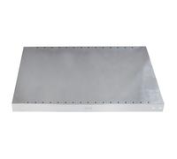 Balda galvanizada adicional eurokraft pro, altura de los bordes 40 mm, UE 2 unid.