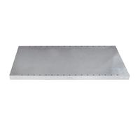 Balda galvanizada adicional eurokraft pro, altura de los bordes 40 mm, UE 2 unid.