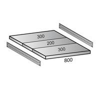 Balda para estantería ensamblable CLEANA anchura de balda 800 mm