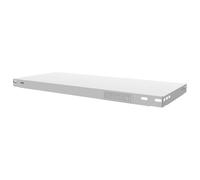 Balda para estantería ensamblable de almacén A x P 750 x 400 mm, gris luminoso